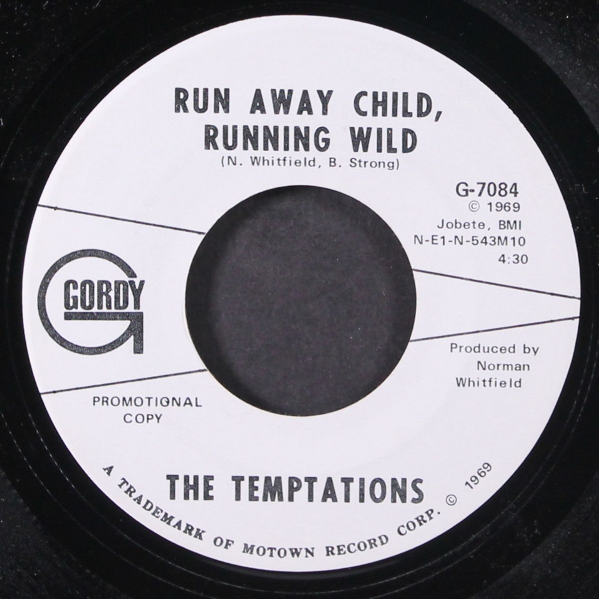 run away child, running wild / same by TEMPTATIONS