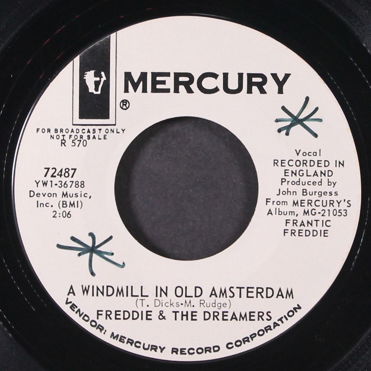 i don't know / a windmill in old amsterdam by FREDDIE & DREAMERS