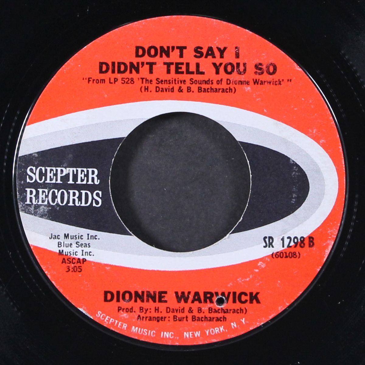 who can i turn to / don't say i didn't tell you so by DIONNE WARWICK