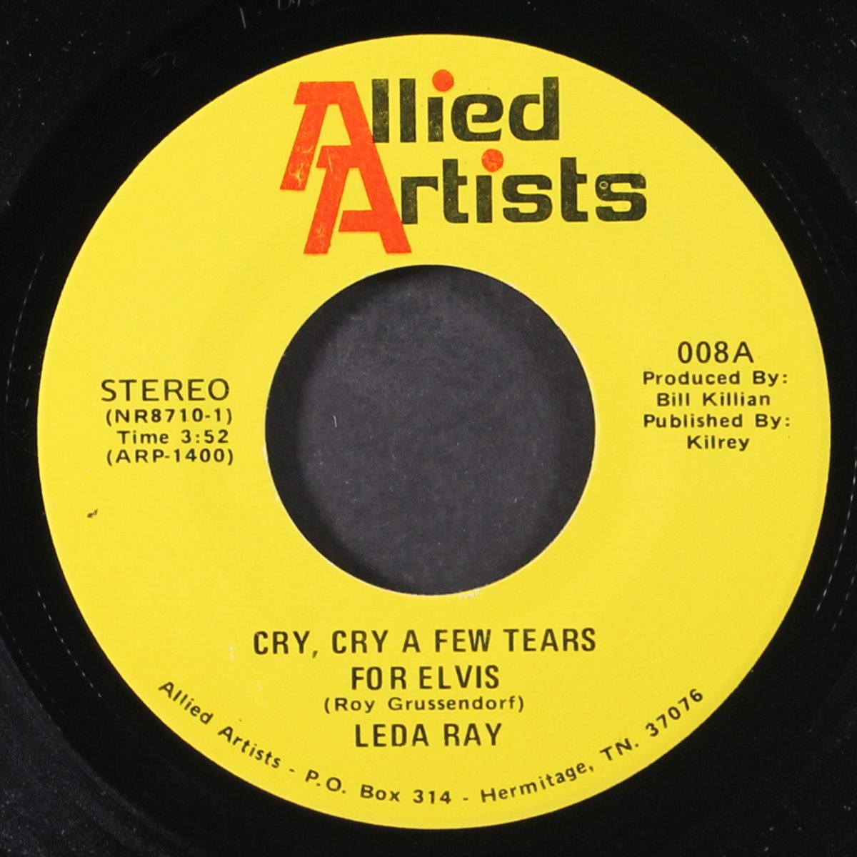 cry a few tears for elvis by LEDA RAY