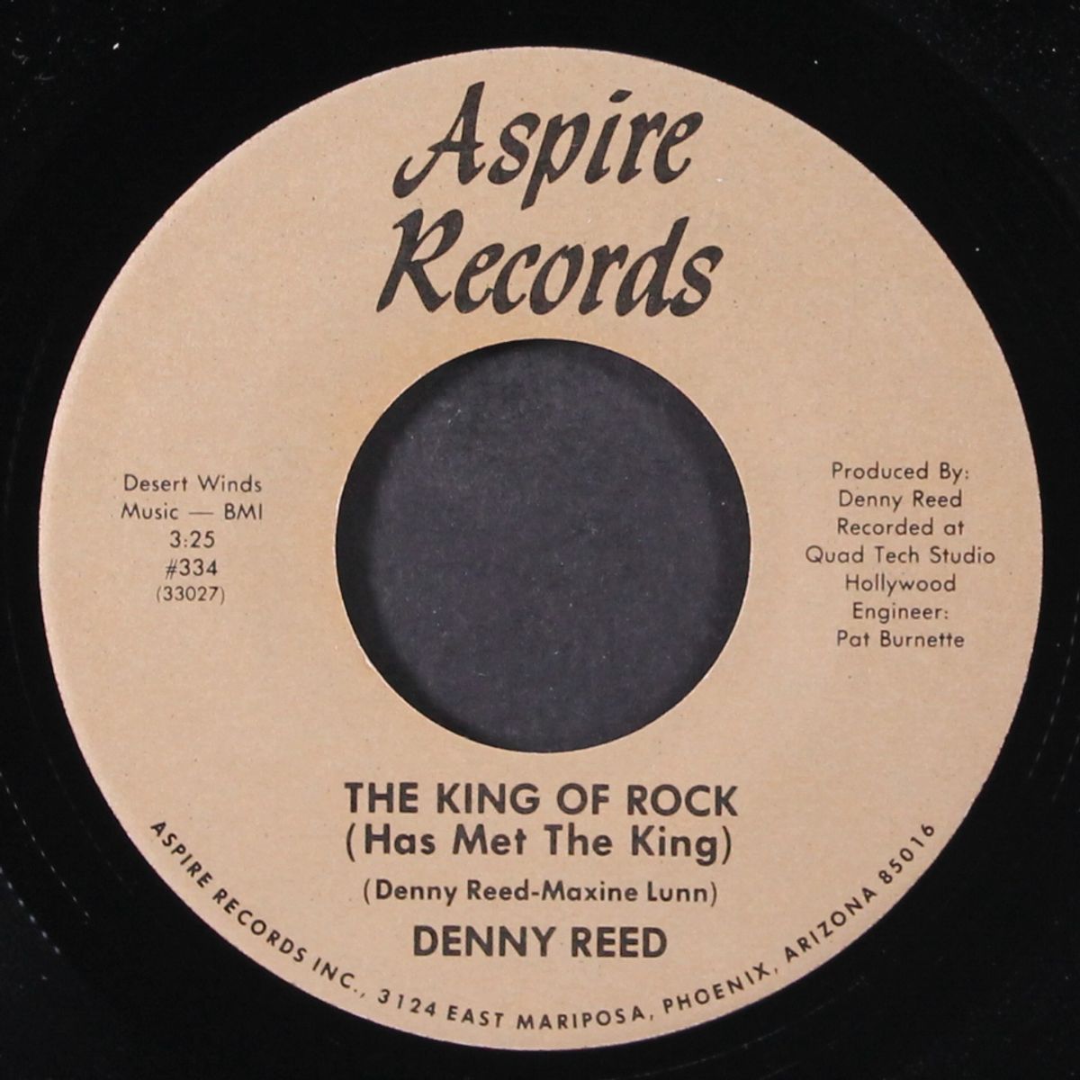 the king of rock (has met the king) by DENNY REED