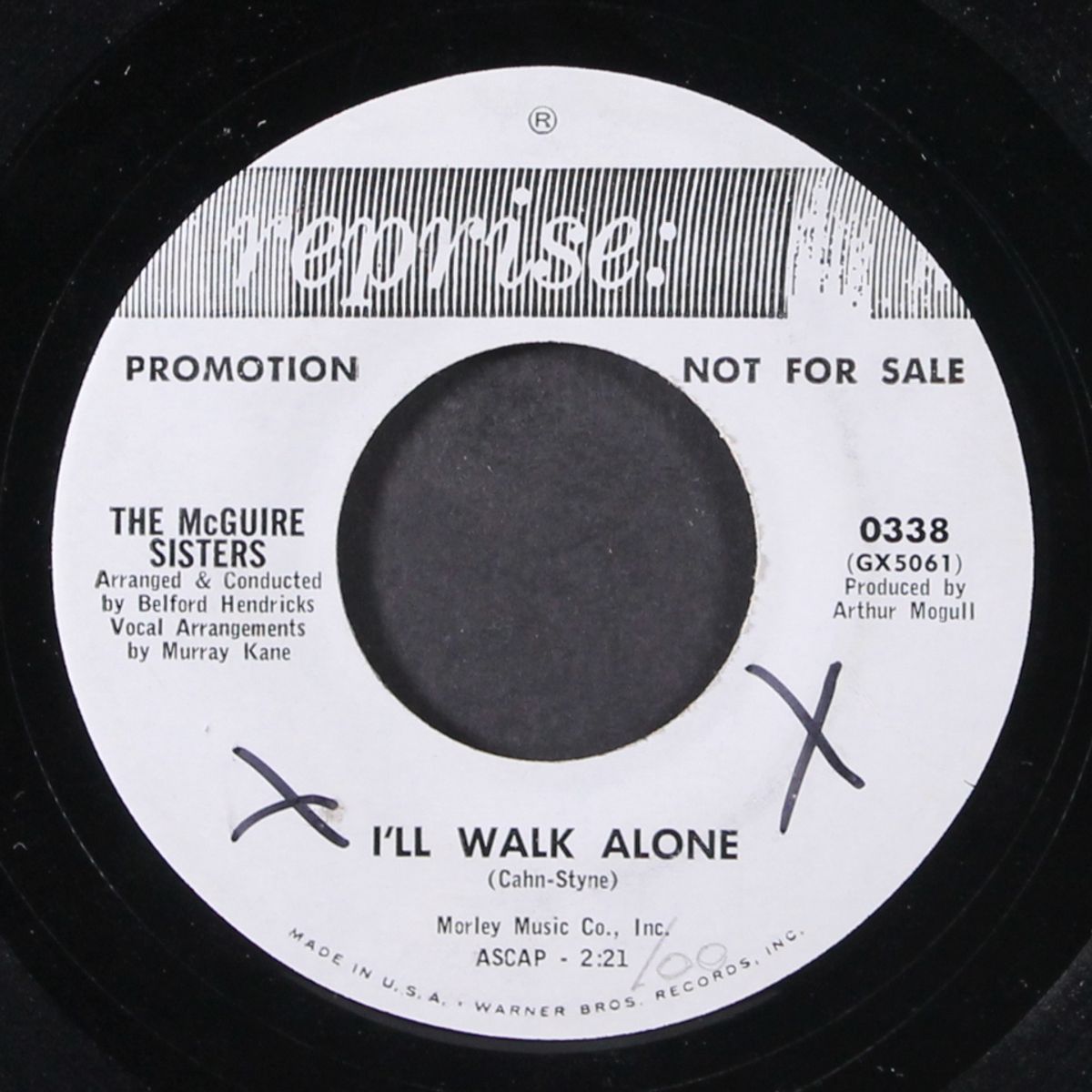 a ticket to anywhere / i'll walk alone by MCGUIRE SISTERS