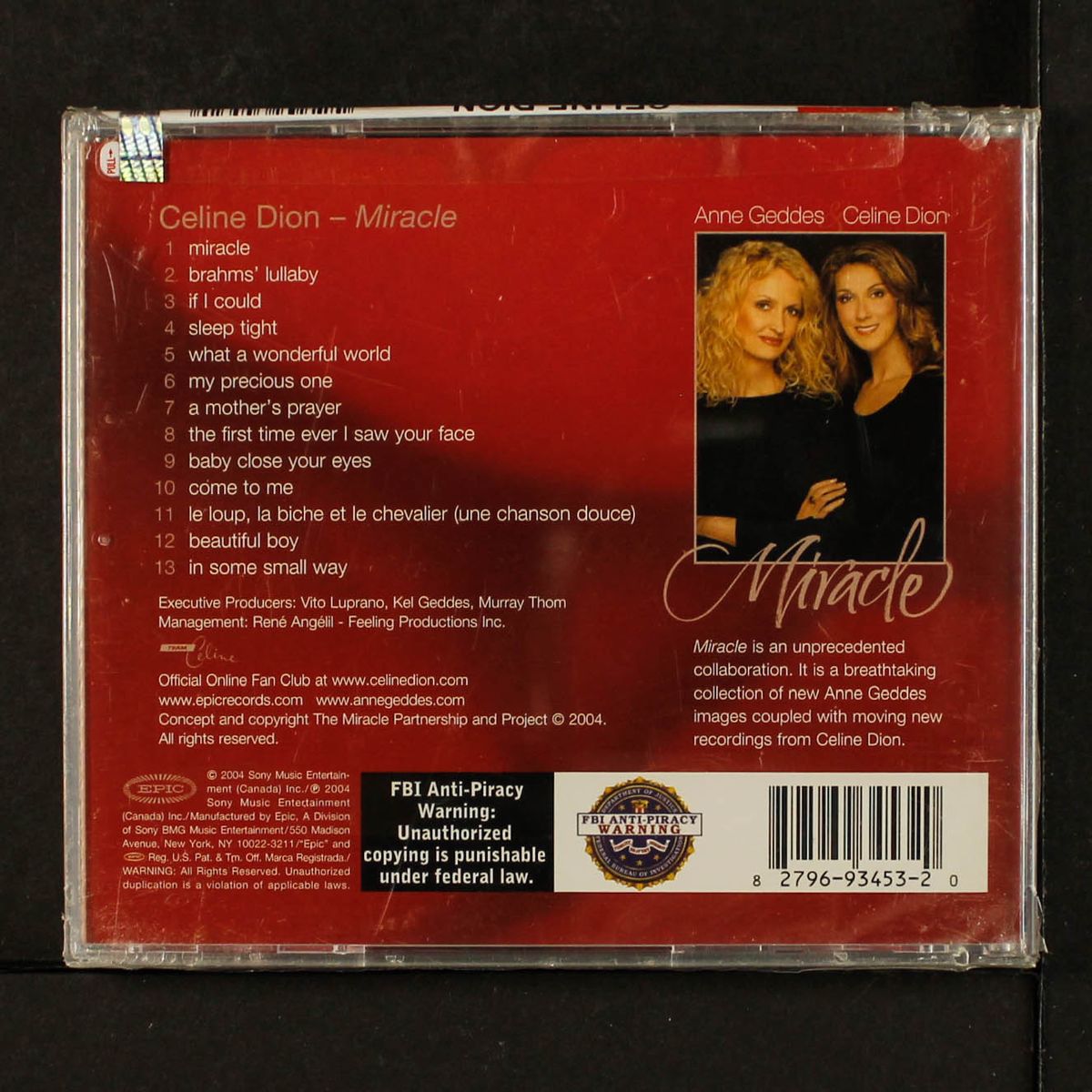 miracle by CELINE DION