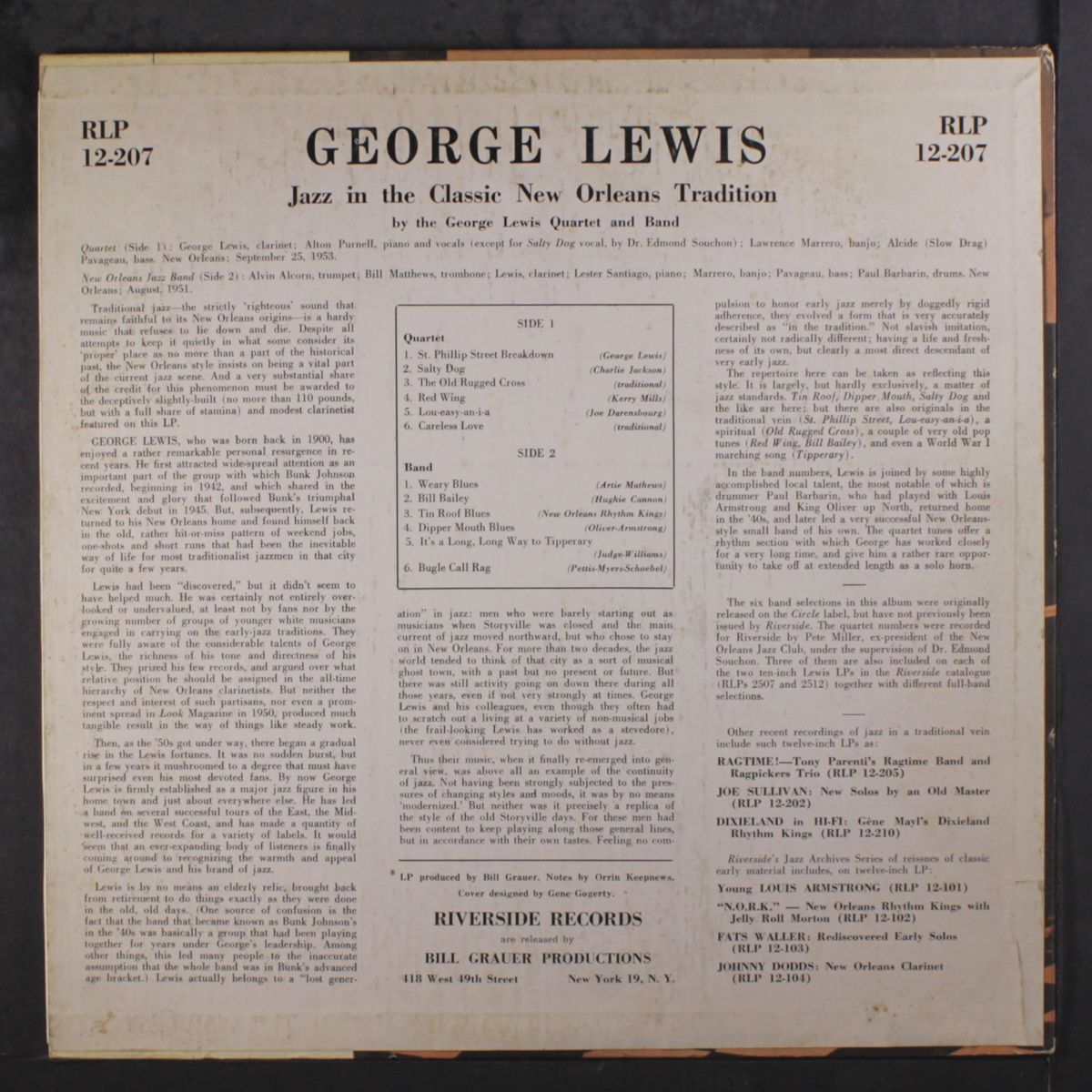 jazz in the classic new orleans tradition by GEORGE LEWIS