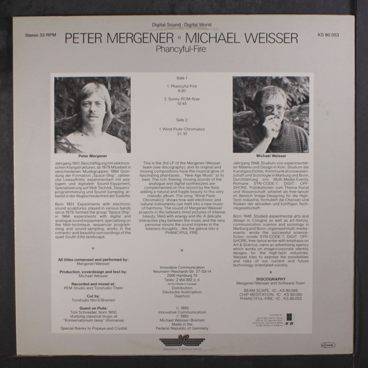 phancyful fire by PETER MERGENER & MICHAEL WEISSER