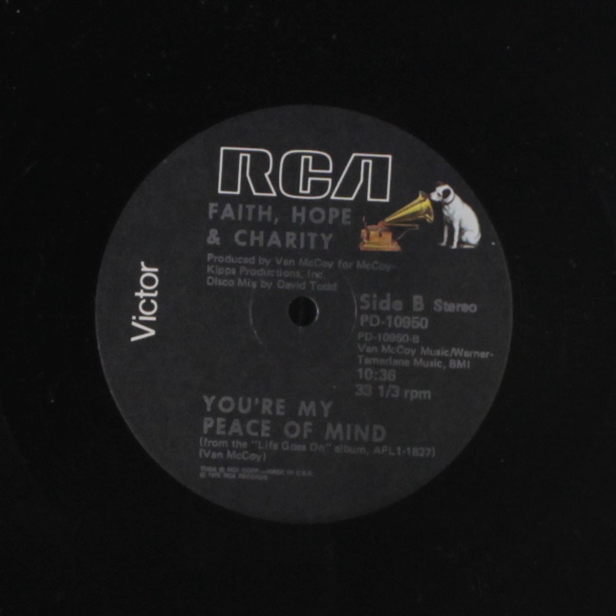 life goes on / you're my peace of mind by FAITH HOPE & CHARITY