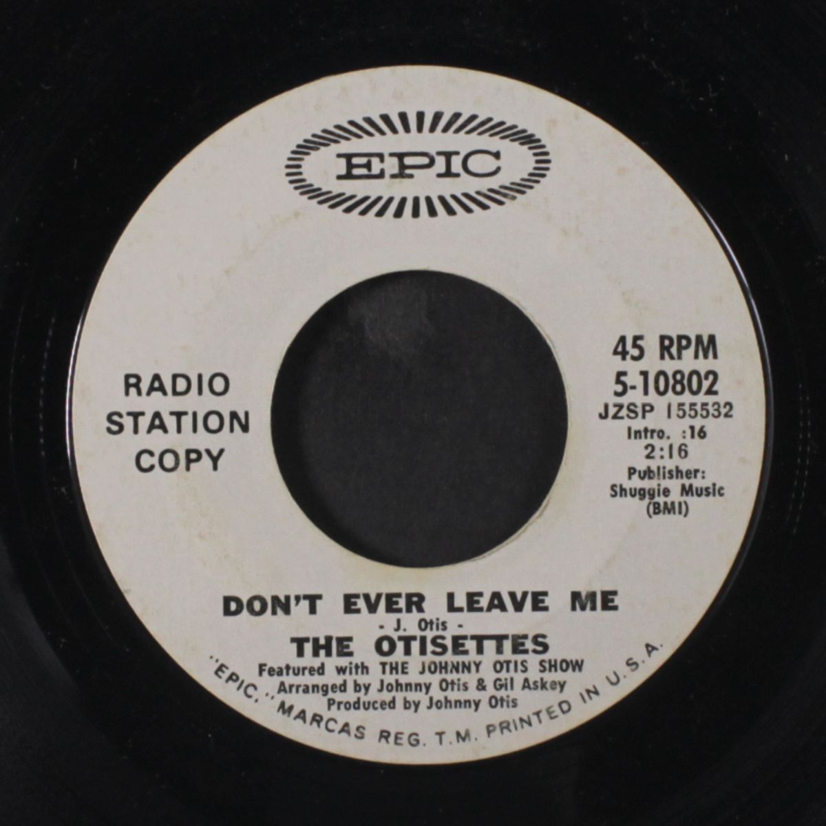 you're all i want / don't ever leave me by OTISETTES