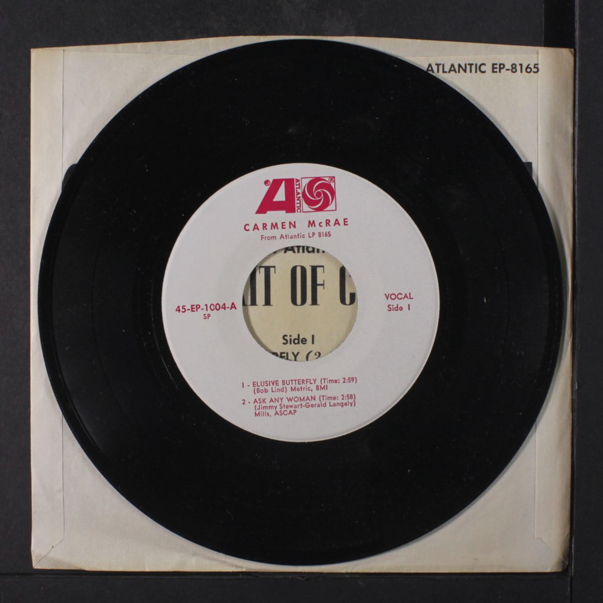 selections from "portrait of" by CARMEN MCRAE