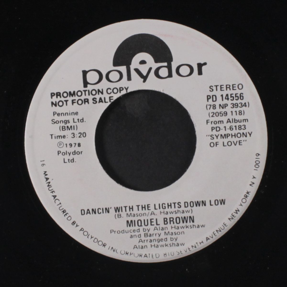 dancin' with the lights down low / same by MIQUEL BROWN