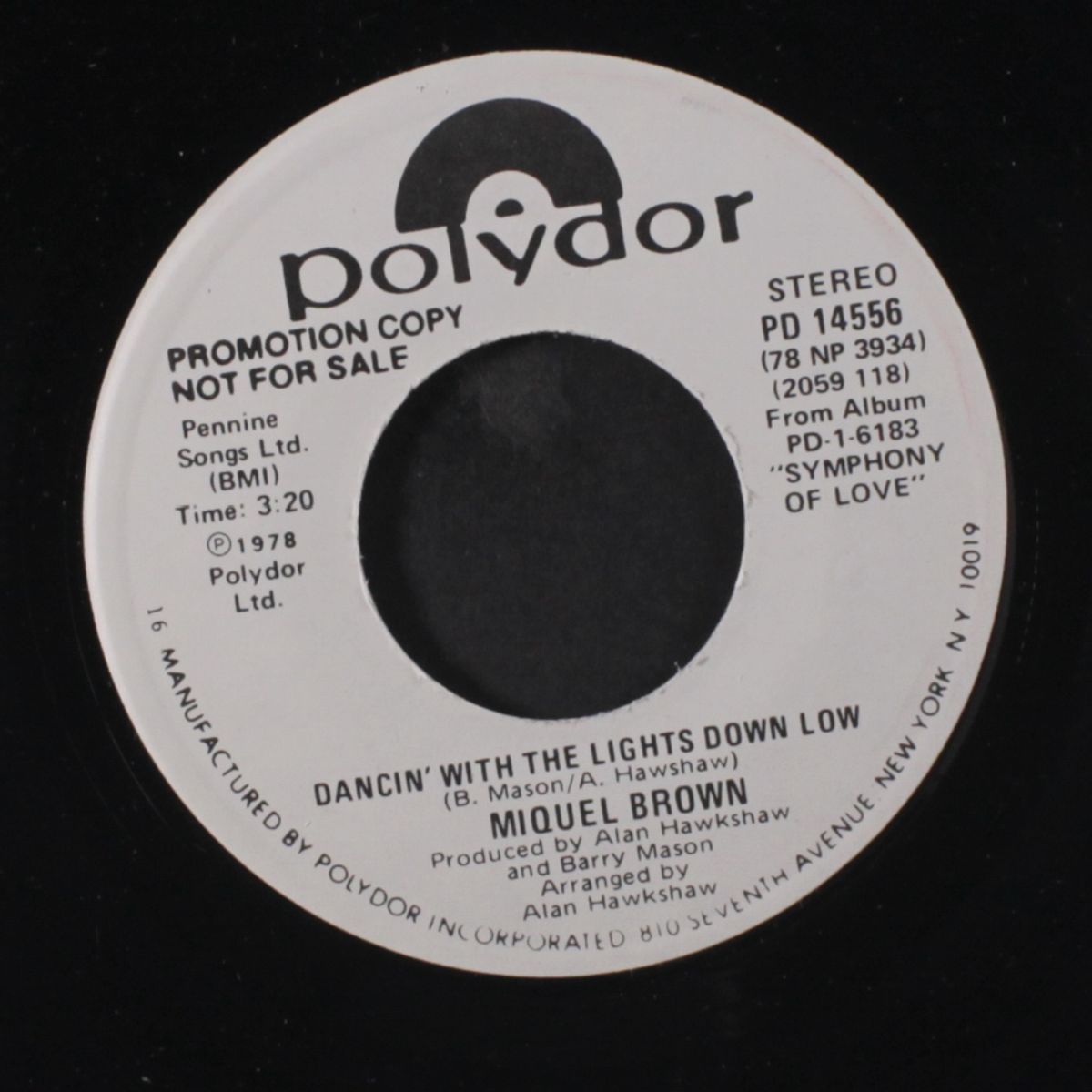 dancin' with the lights down low / same by MIQUEL BROWN