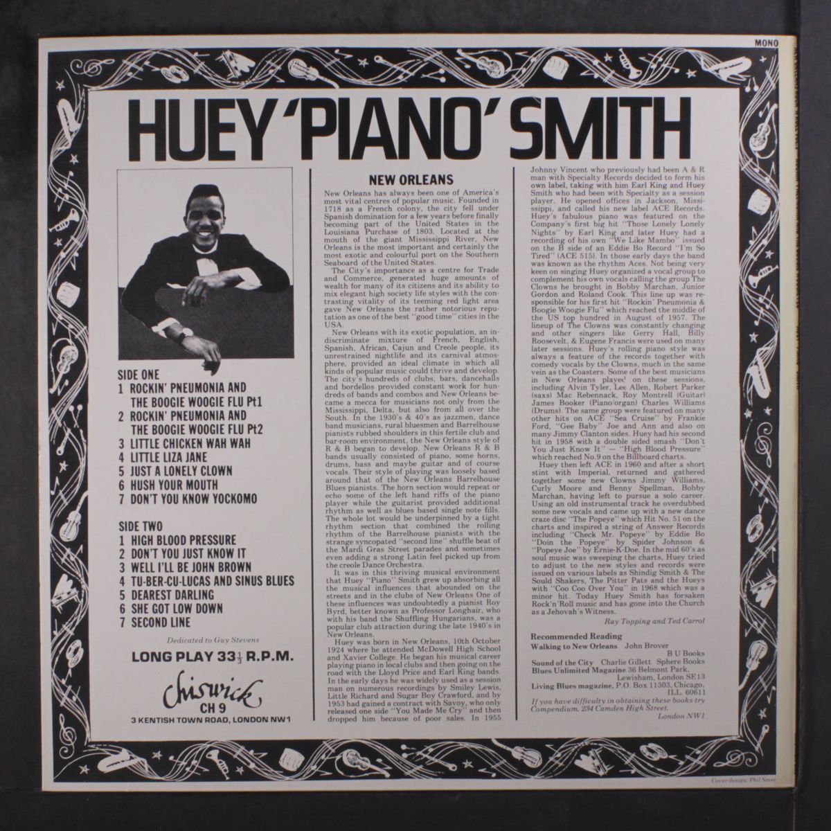 rockin' pneumonia and the boogie woogie by HUEY SMITH