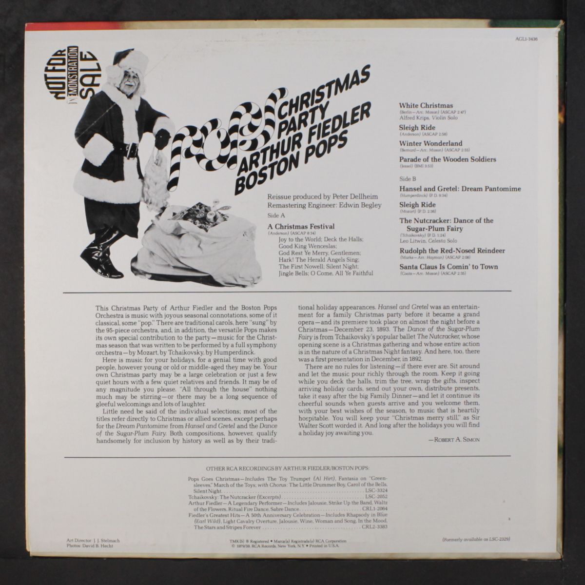 pops christmas party by ARTHUR FIEDLER