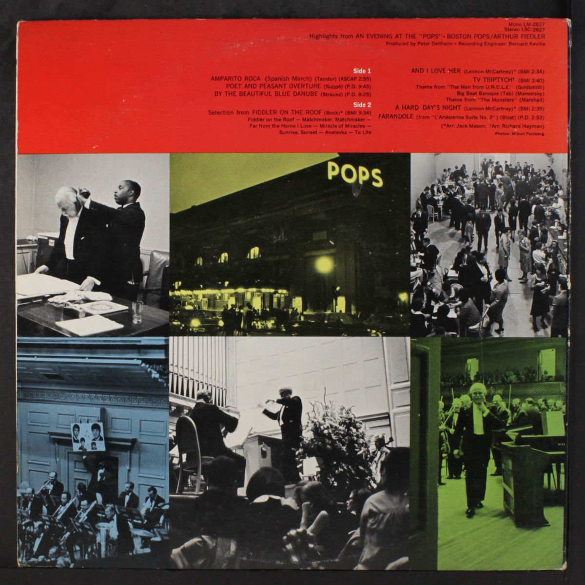 an evening at the pops by BOSTON POPS/ARTHUR FIEDLER