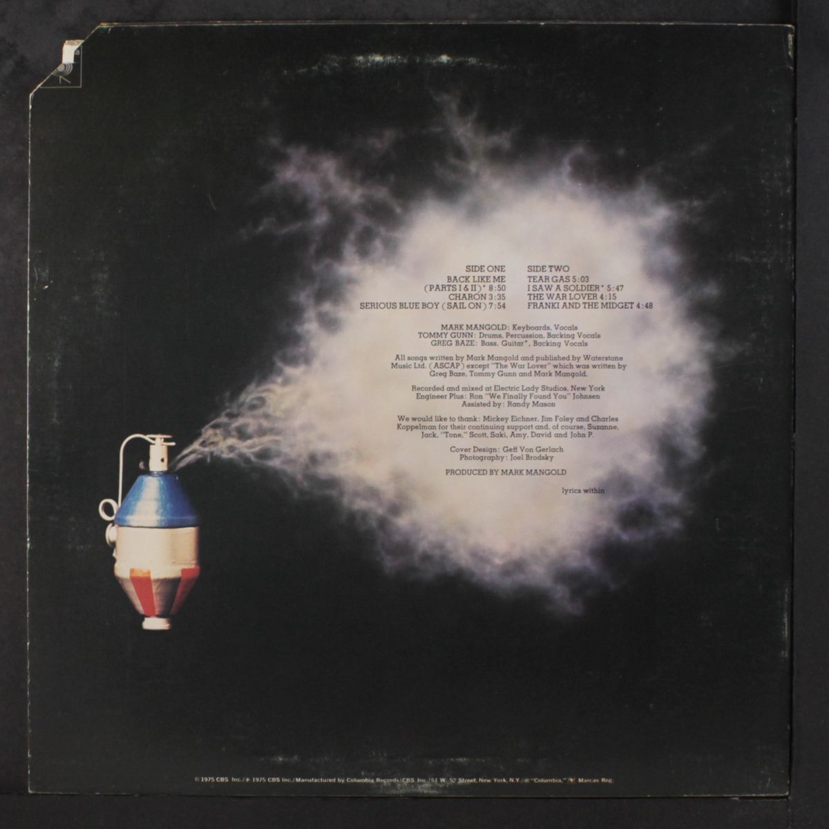 tear gas by AMERICAN TEARS