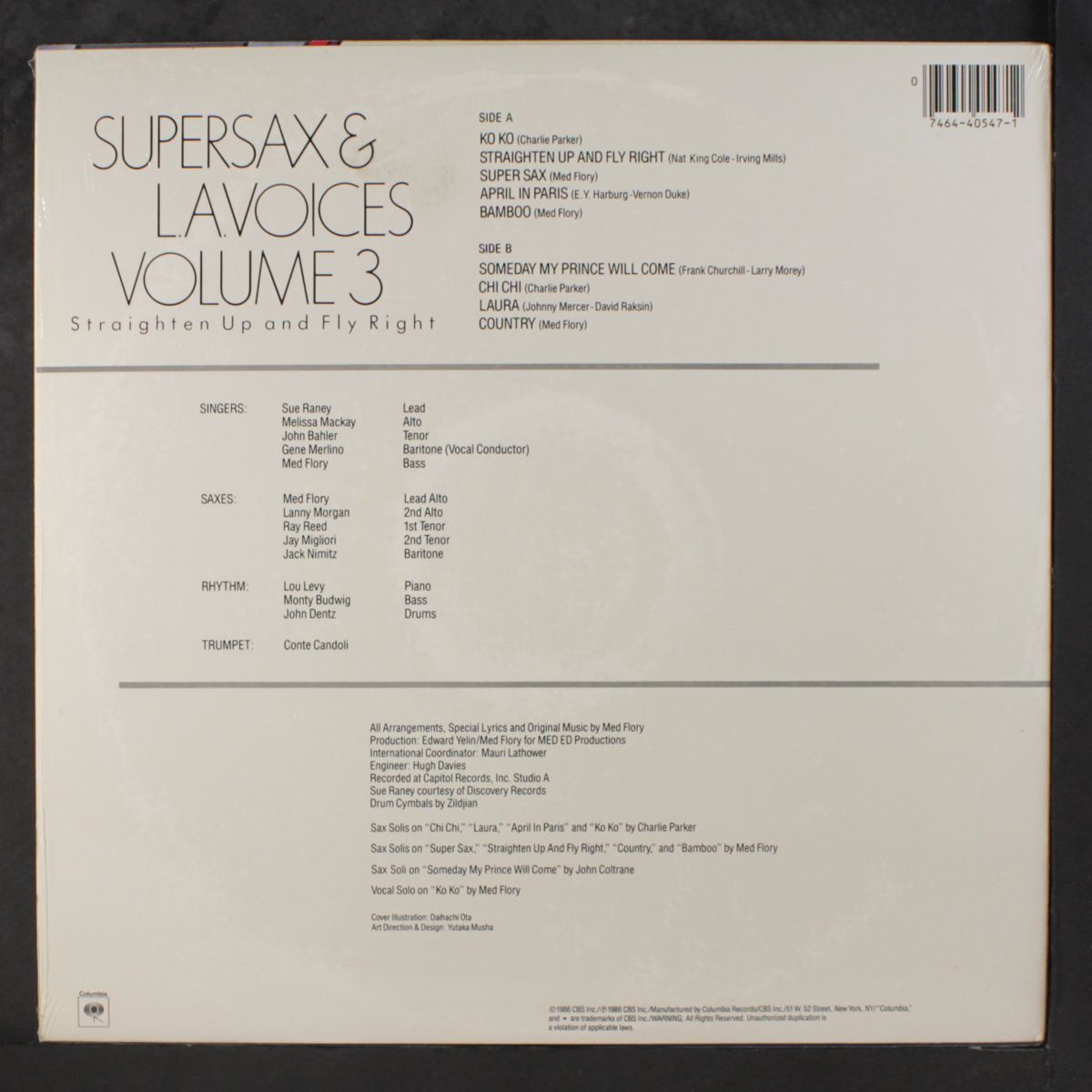 straighten up and fly right by SUPERSAX AND L.A. VOICES
