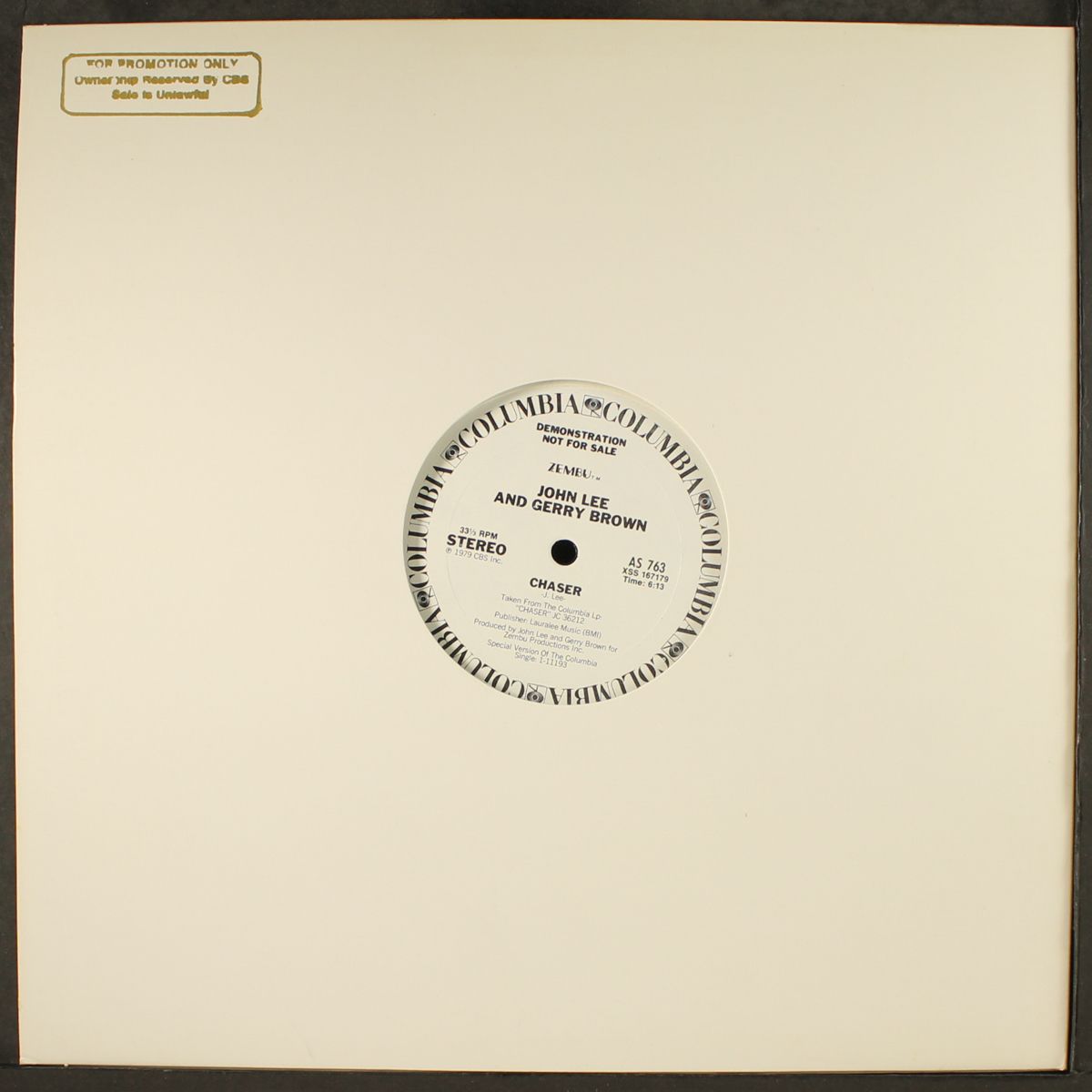 chaser / same by JOHN LEE & GERRY BROWN