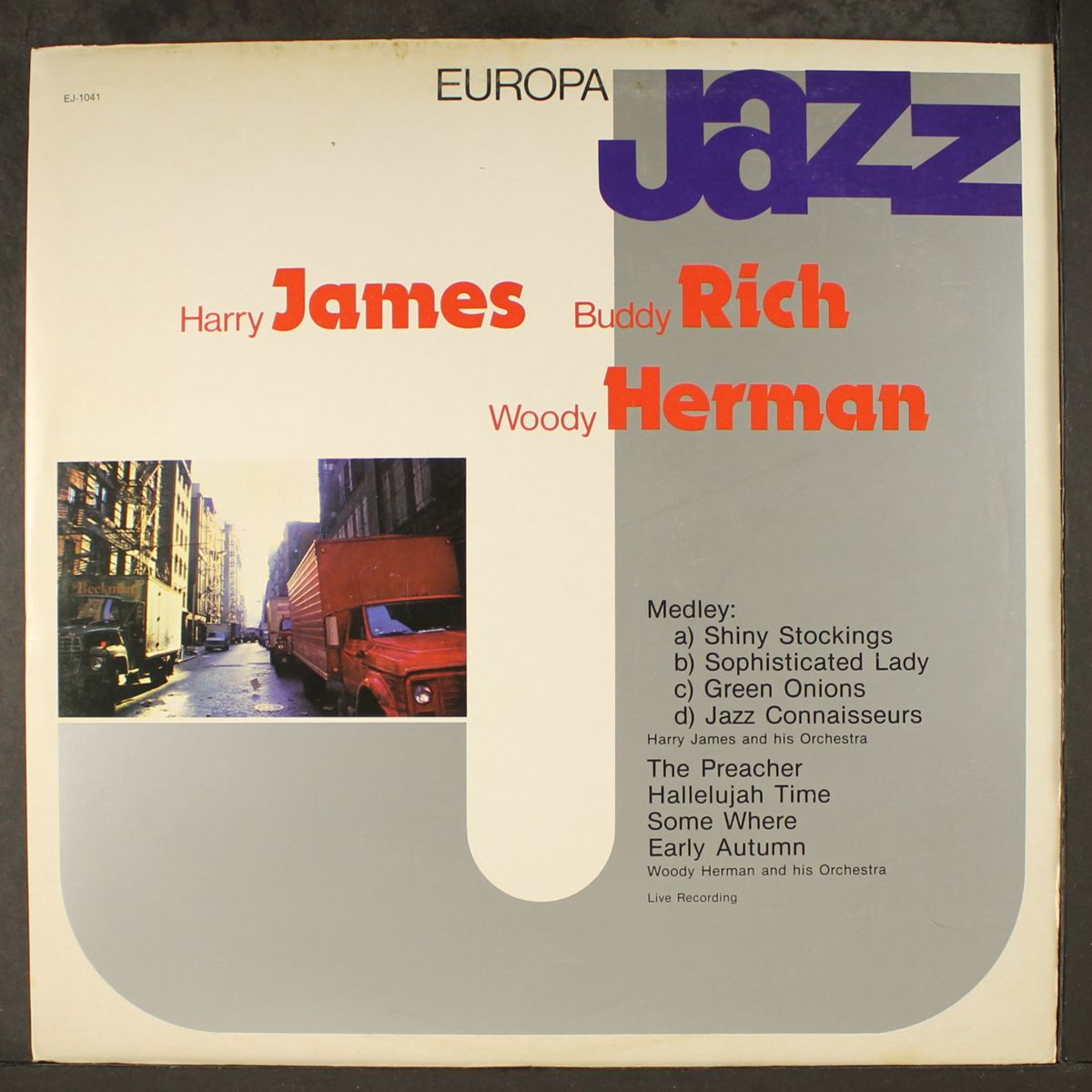 europa jazz by HARRY JAMES, BUDDY RICH & WOODY HERMAN