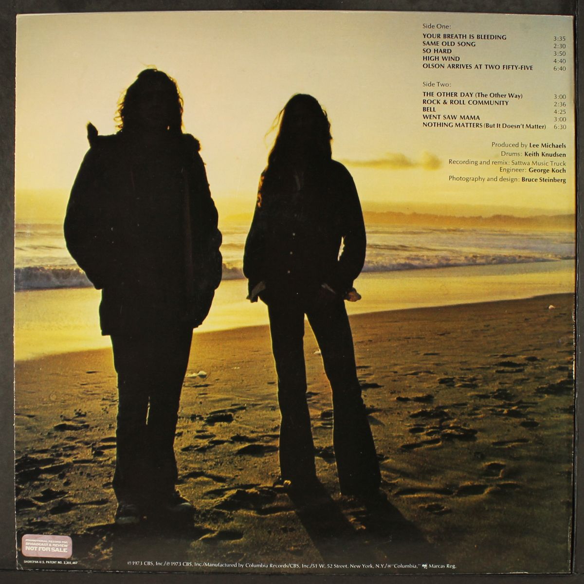 nice day for something by LEE MICHAELS