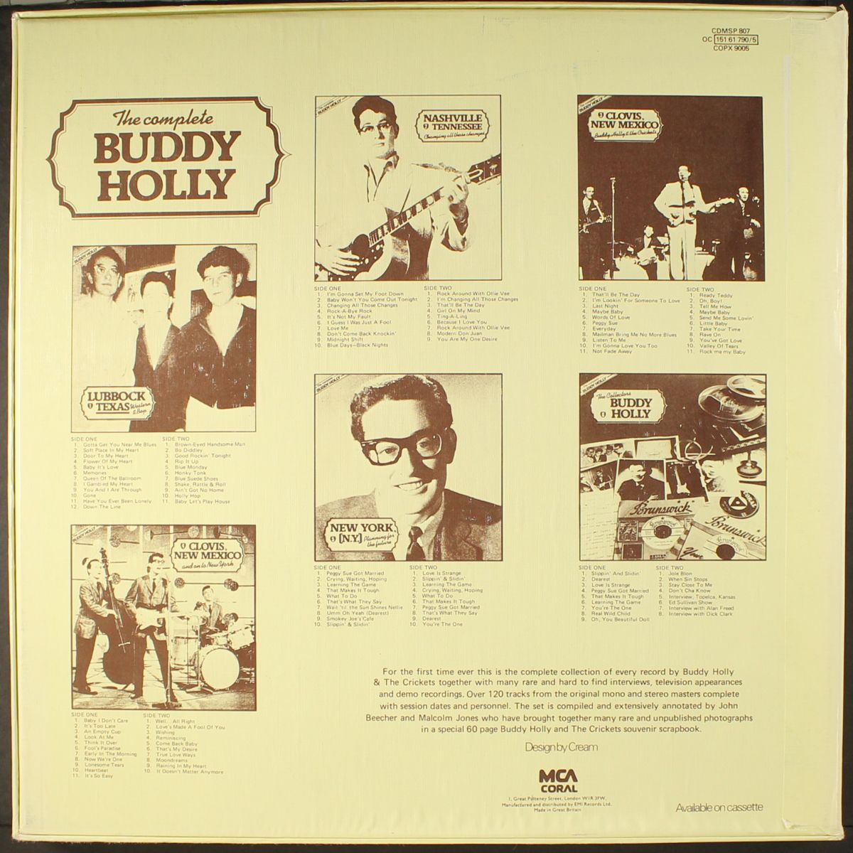 the complete buddy holly by BUDDY HOLLY