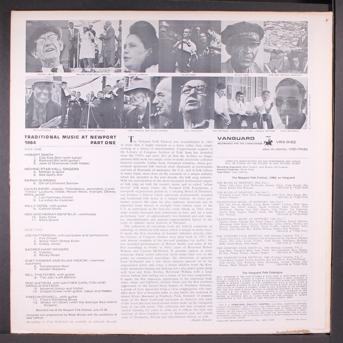 traditional music at newport 1964, vol. 1 by VARIOUS