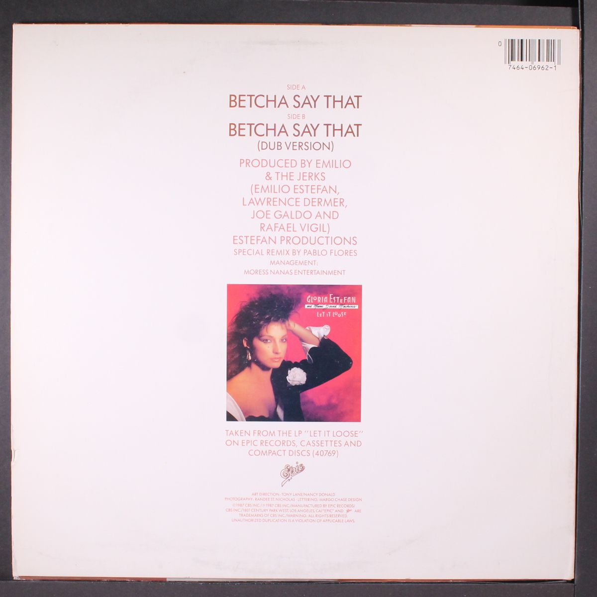 betcha say that by GLORIA ESTEFAN & MIAMI SOUND MACHINE
