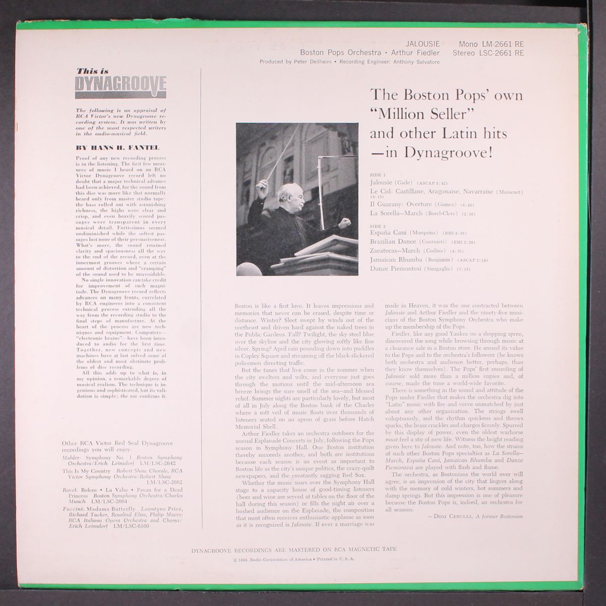 jalousie by ARTHUR FIEDLER & BOSTON POPS