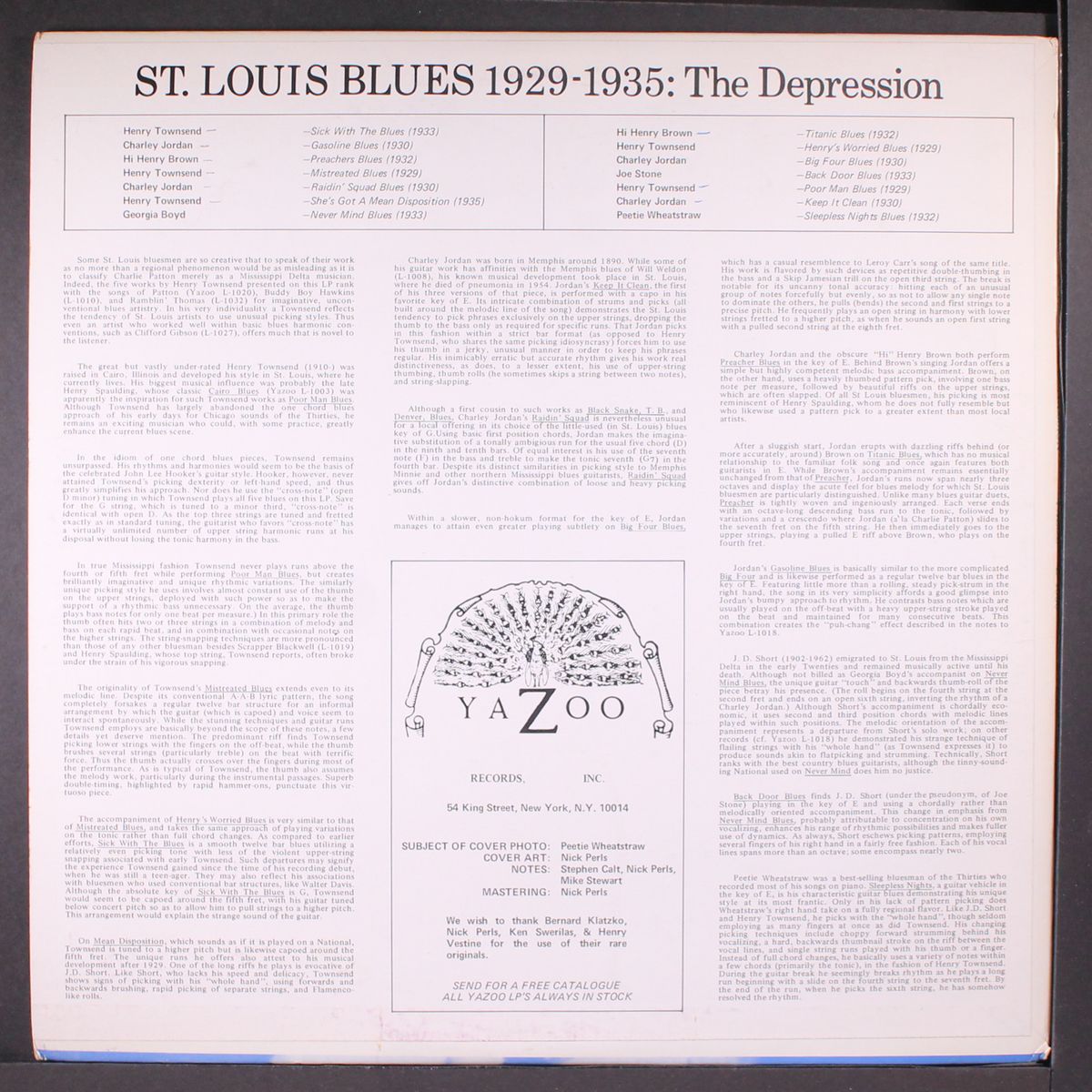 st. louis blues 1929-1939: the depression by VARIOUS