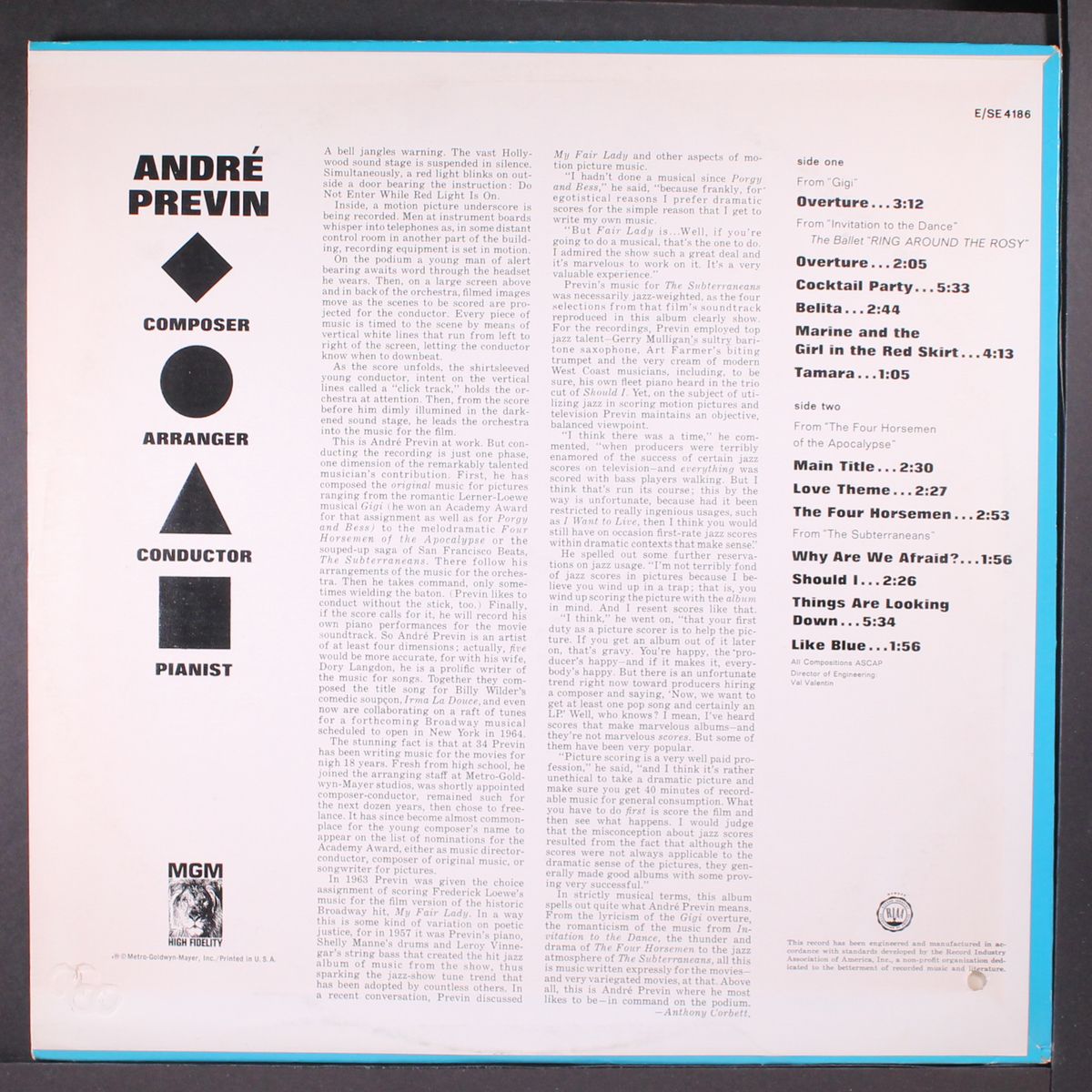 composer - arranger - conductor - pianist by ANDRE PREVIN