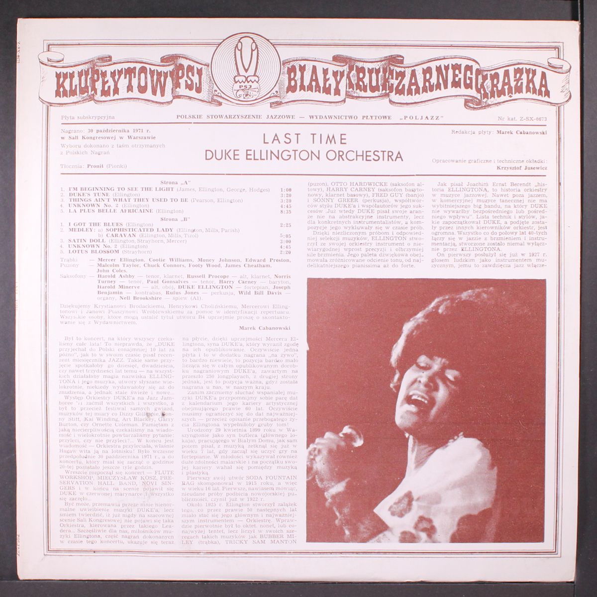 last time by DUKE ELLINGTON