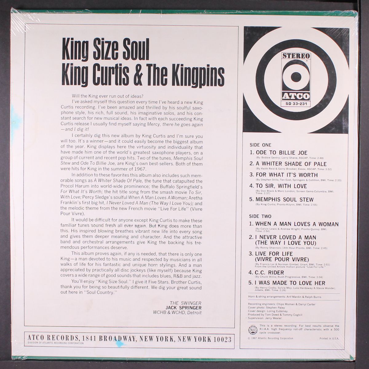 king size soul by KING CURTIS