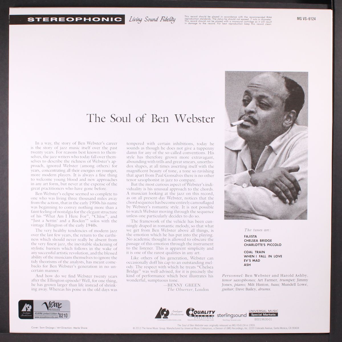 thge soul fo ben webster by BEN WEBSTER
