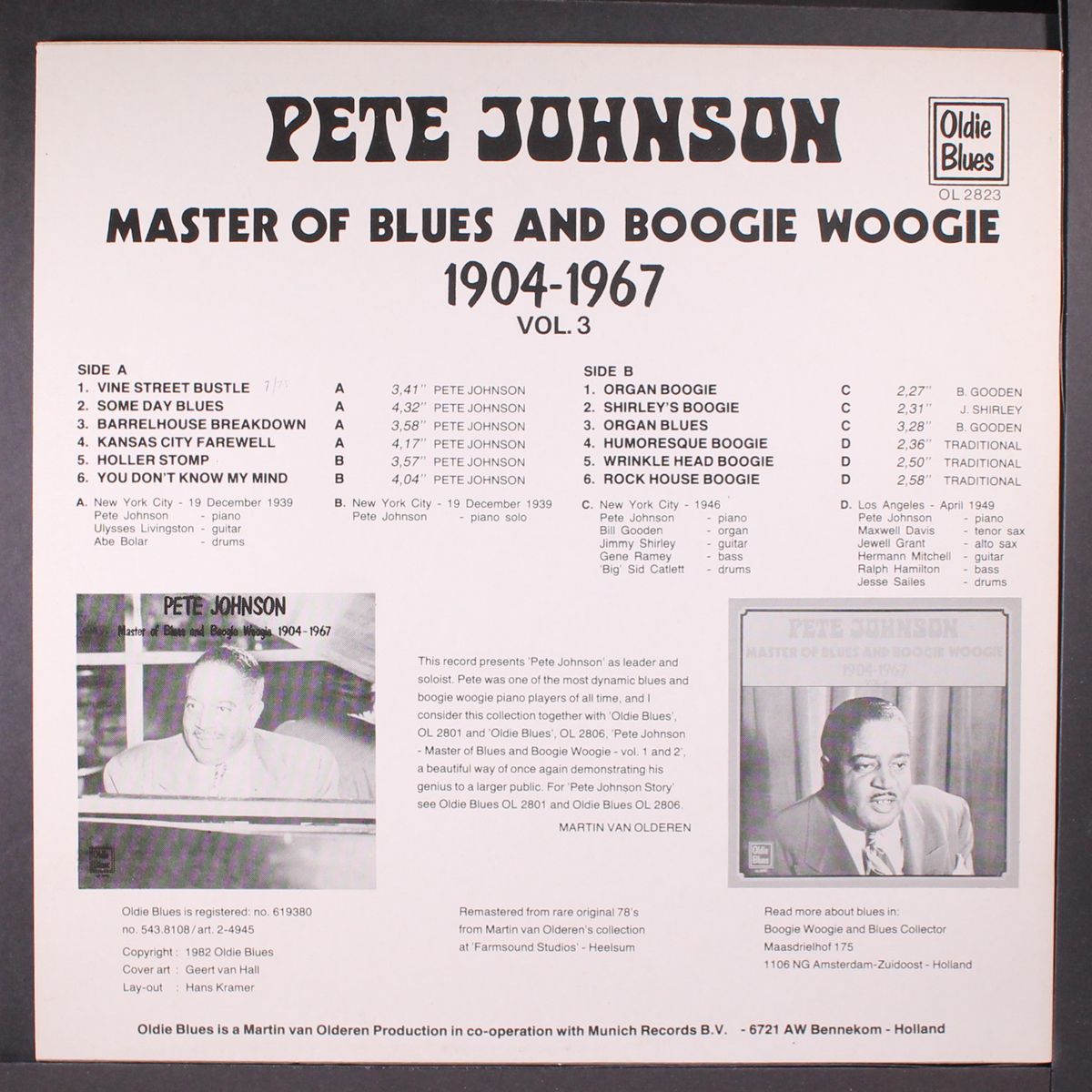 master of blues and boogie, vol. 3 by PETE JOHNSON