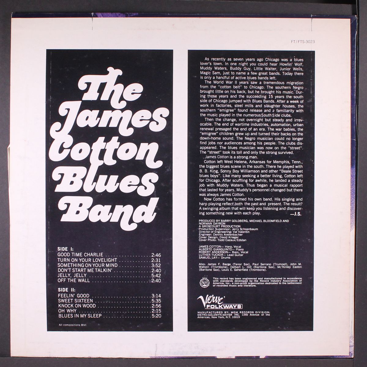 james cotton blues band by JAMES COTTON