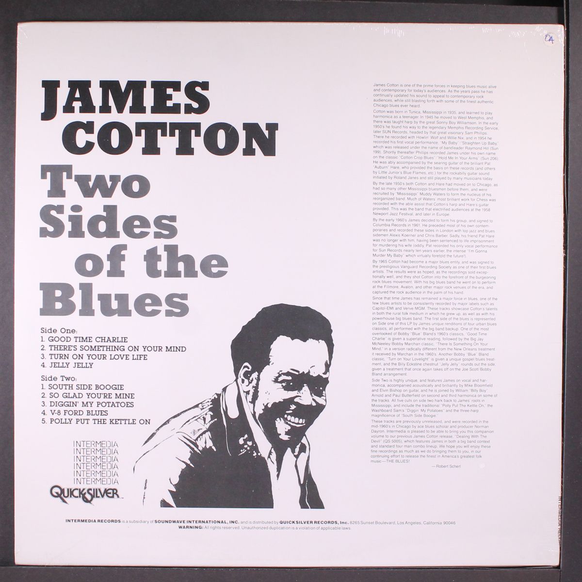 two sides of the blues by JAMES COTTON