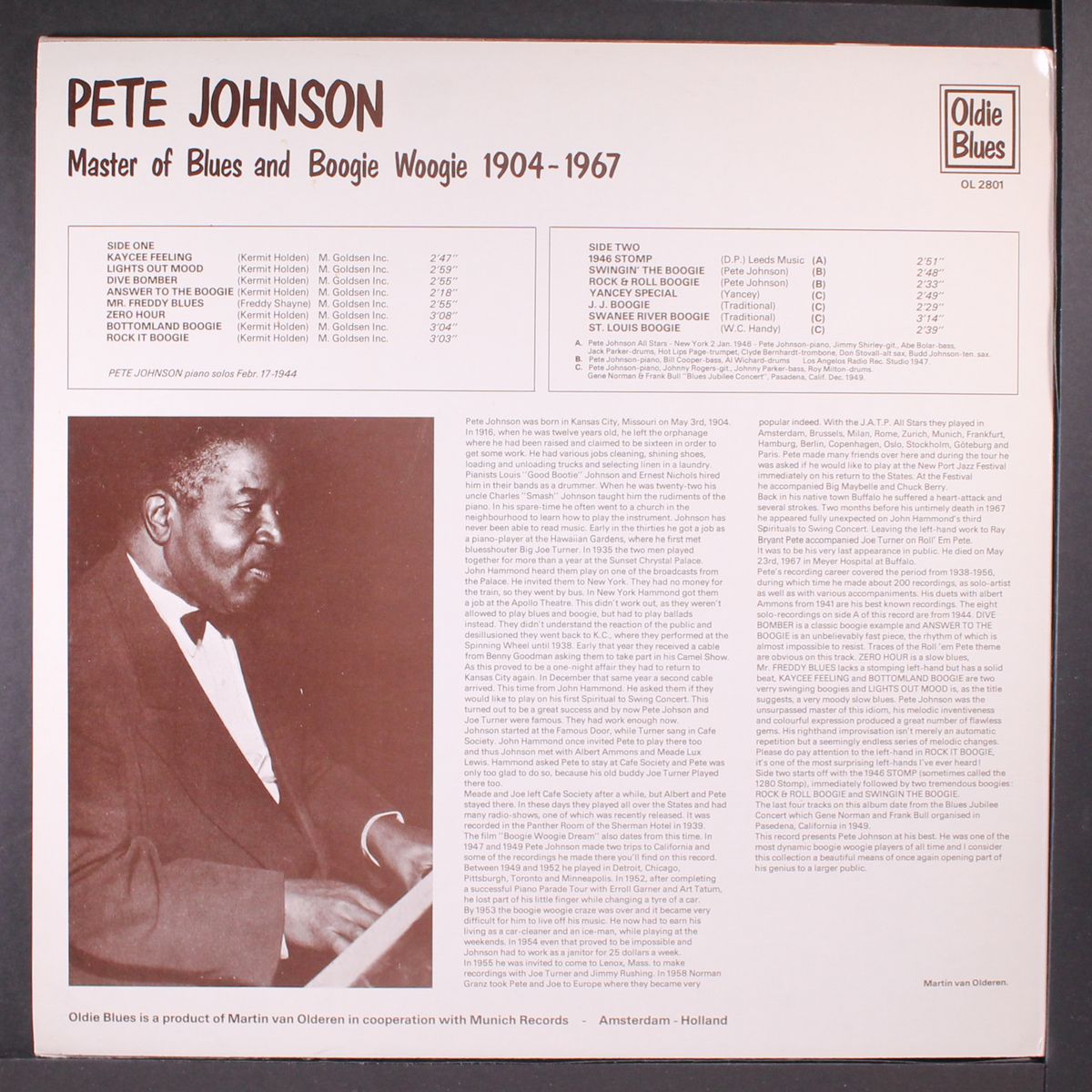 master of blues and boogie by PETE JOHNSON