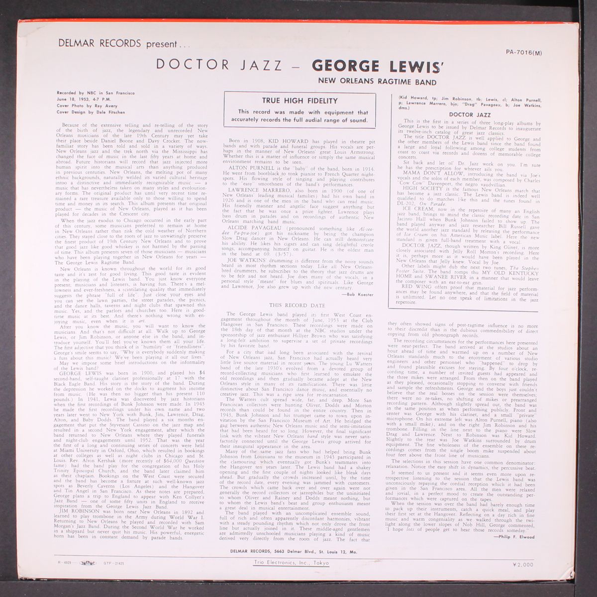 doctor jazz by GEORGE LEWIS