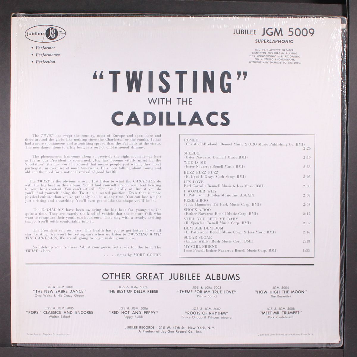 twisting with by CADILLACS