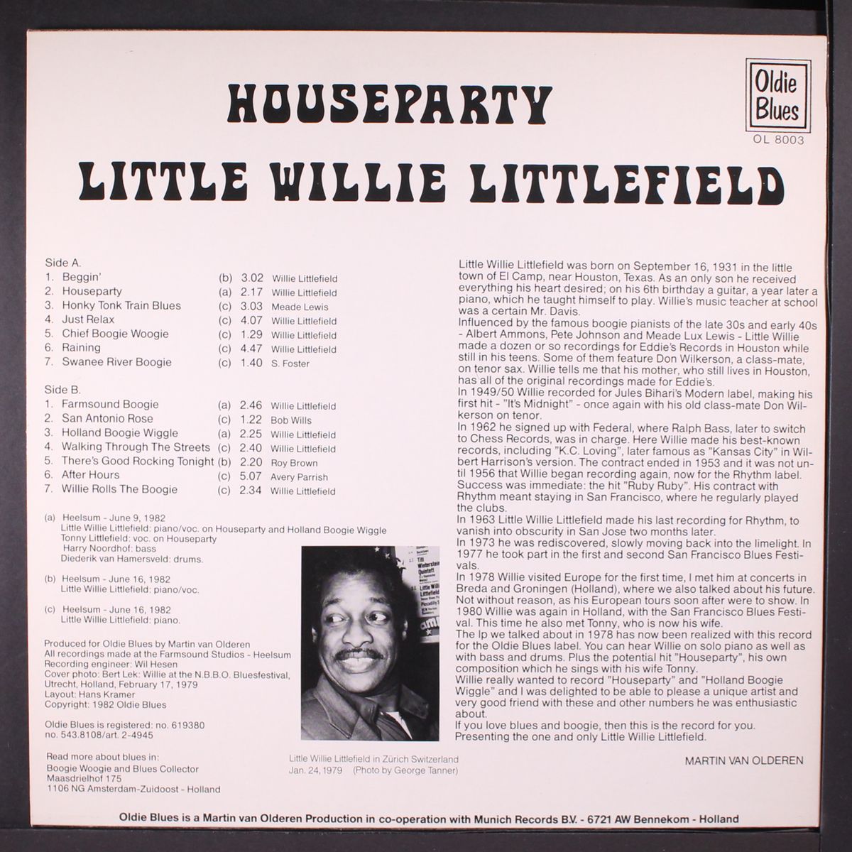 houseparty by LITTLE WILLIE LITTLEFIELD