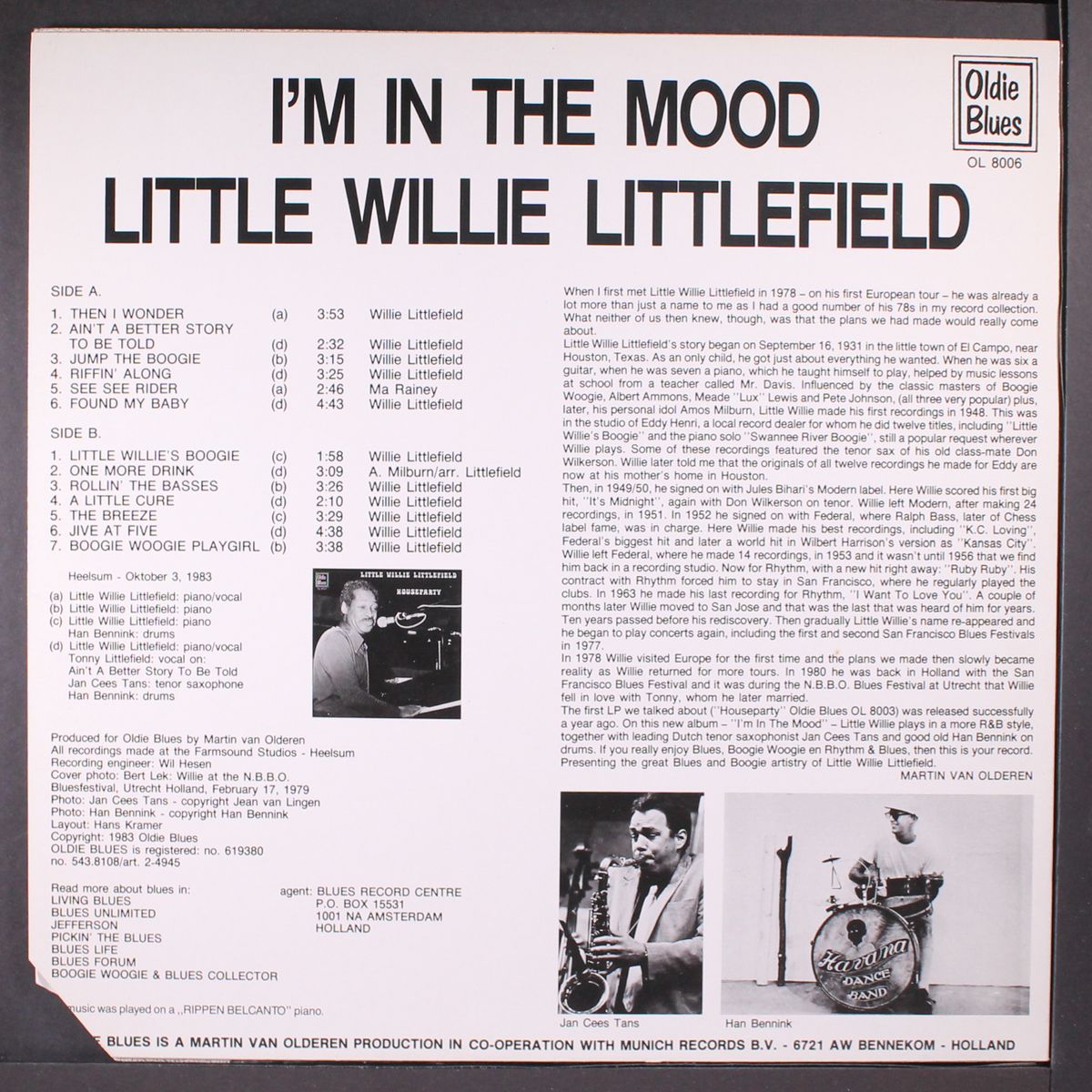 i'm in the mood by LITTLE WILLIE LITTLEFIELD