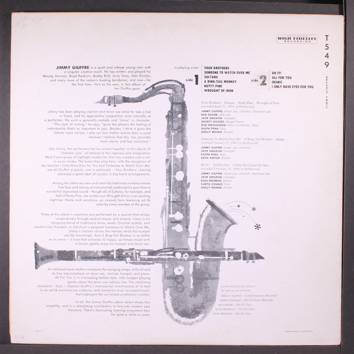 jimmy giuffre by JIMMY GIUFFRE