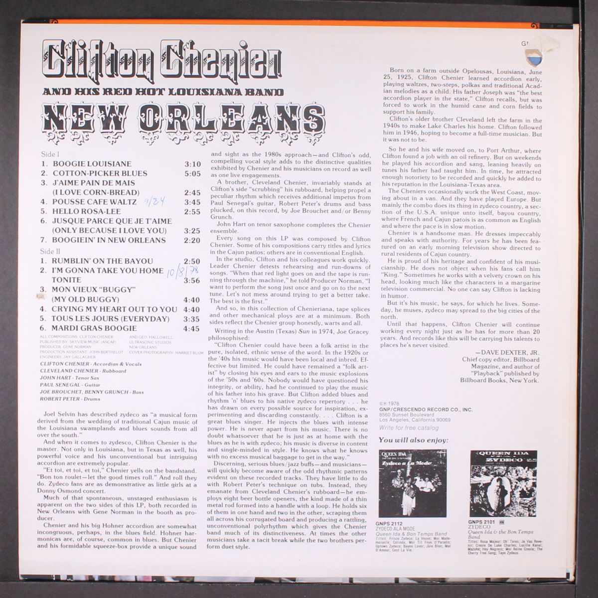 in new orleans by CLIFTON CHENIER