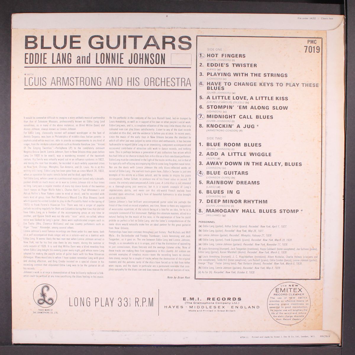 blue guitars by EDDIE LANG & LONNIE JOHNSON