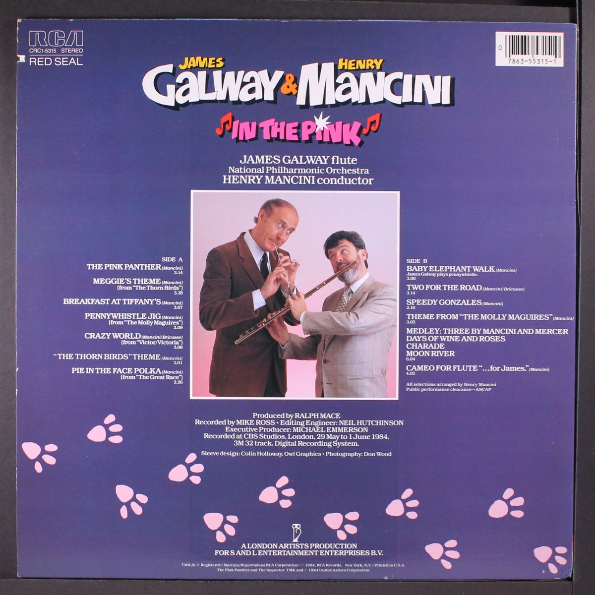 in the pink by JAMES GALWAY & HENRY MANCINI