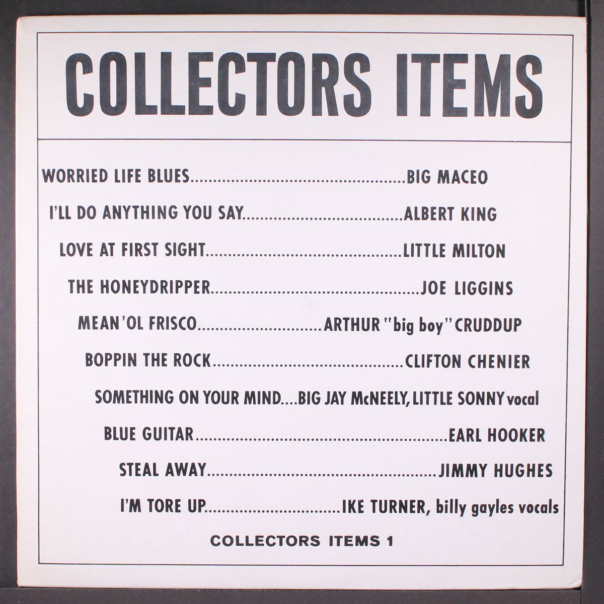 collectors items 1 by VARIOUS