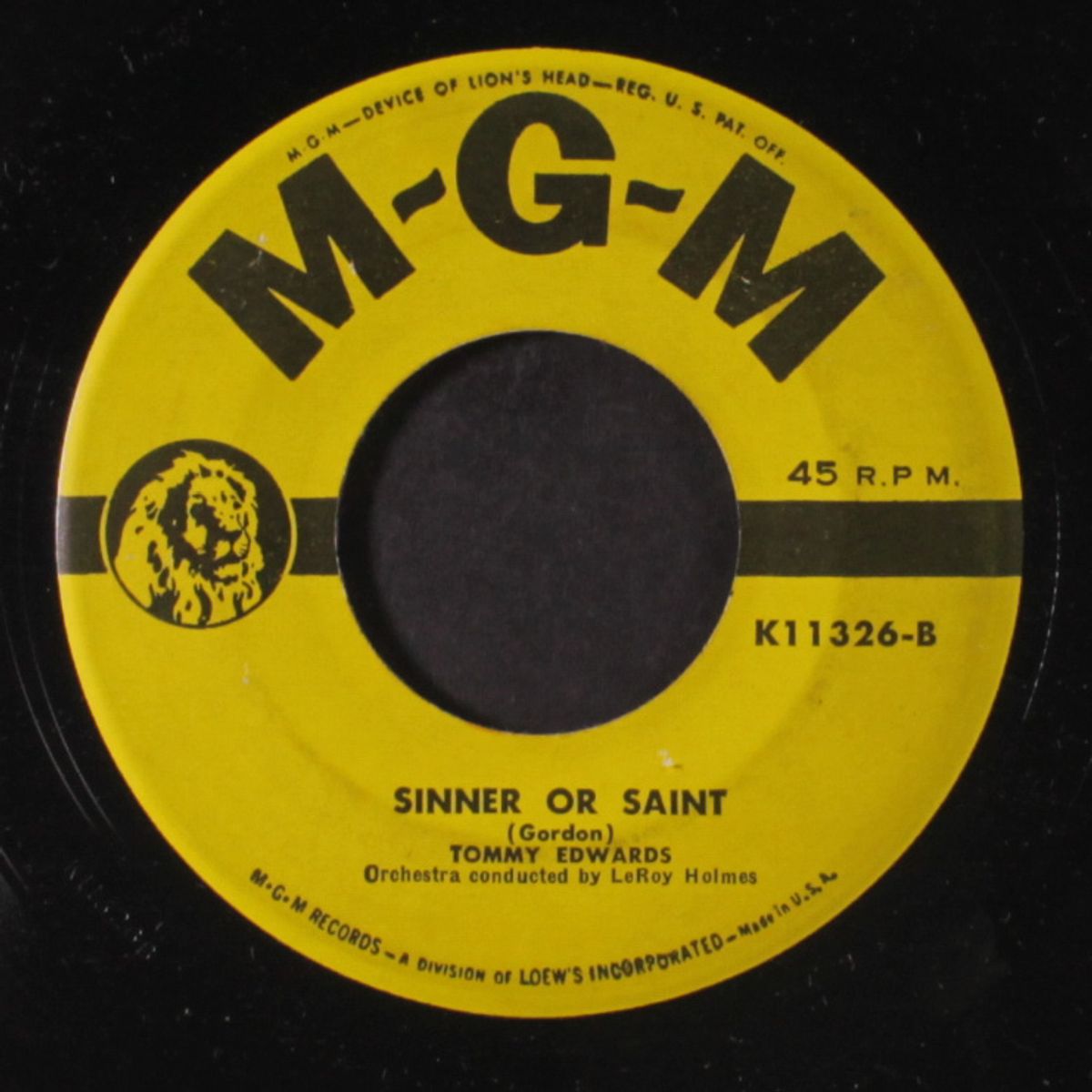 you win again / sinner or saint by TOMMY EDWARDS