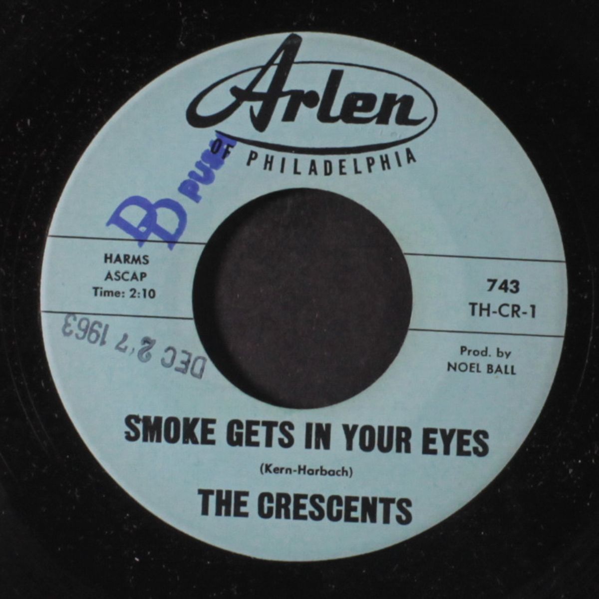 johnny won't run around / smoke gets in your eyes by CRESCENTS