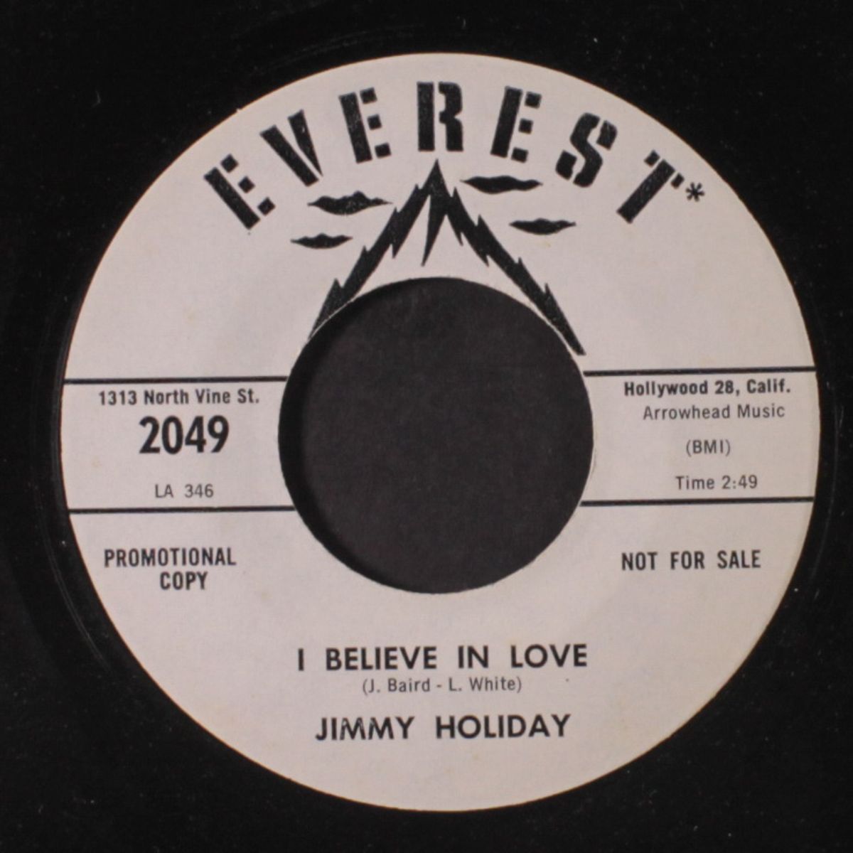 i believe in love / one more thing by JIMMY HOLIDAY