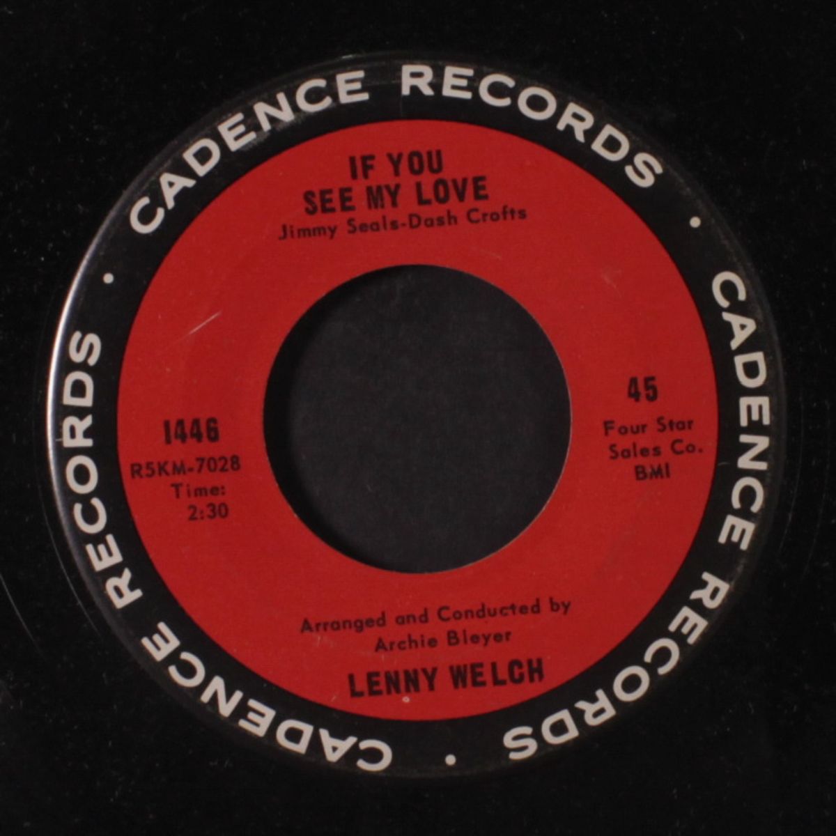 father sebastian / if you see my love by LENNY WELCH
