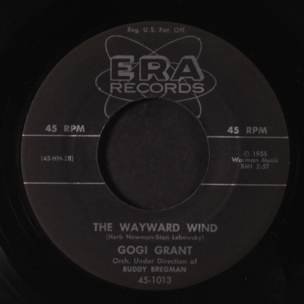 the wayward wind / no more than forever by GOGI GRANT