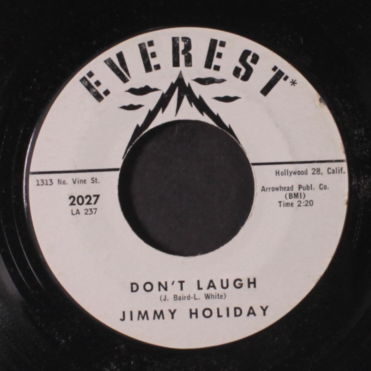 don't laugh / poor boy by JIMMY HOLIDAY